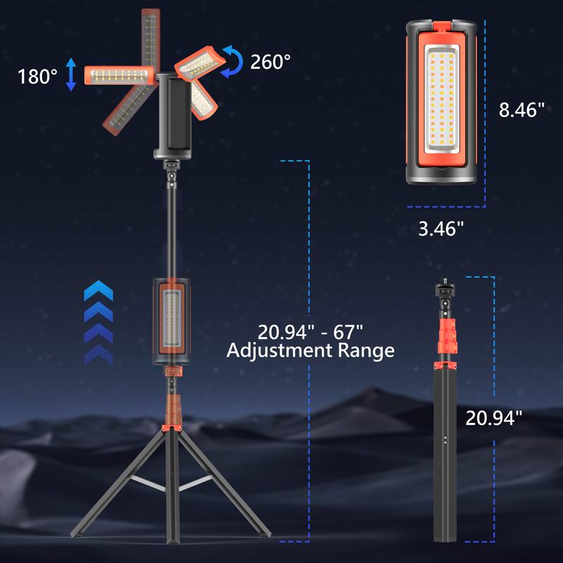 Orsine 3-Head LED Tripod Lantern