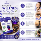 Orsine Organic Dried Butterfly Pea Flower Tea