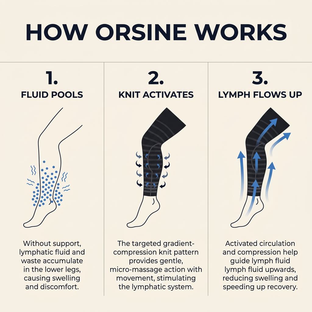Orsine Recovery Lymphatic Drainage Leggings