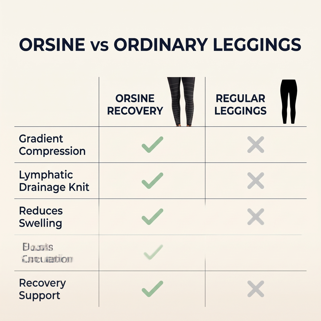 Orsine Recovery Lymphatic Drainage Leggings